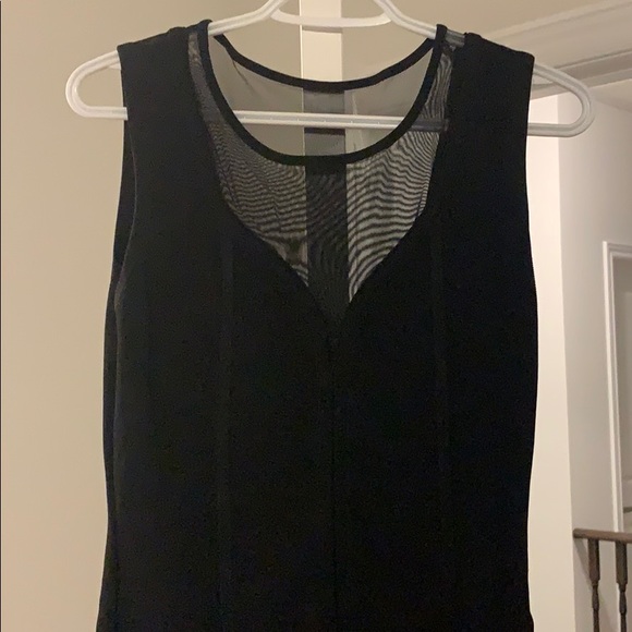 Bebe Bandage Dress with Sheer Top - Picture 2 of 2